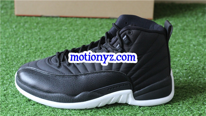 Air Jordan 12 Retro Black Nylon